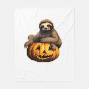 Sloth themed halloween Oversized T-Shirt Fleece Blanket
