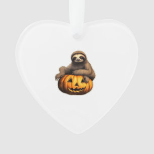 Sloth themed halloween Oversized T-Shirt Ornament