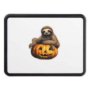 Sloth themed halloween Oversized T-Shirt Trailer Hitch Cover
