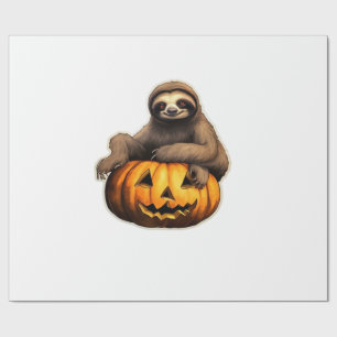 Sloth themed halloween Oversized T-Shirt Wrapping Paper