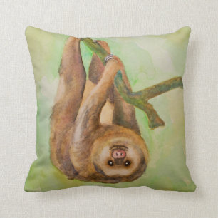 Sloth Throw Pillow