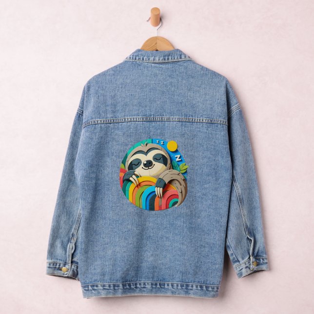 Sloth Tired Demain Denim Jacket (Hangar)
