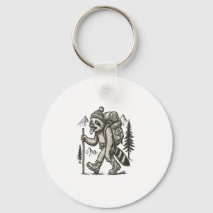 Sloth Tired Sloth Hiking Keychain