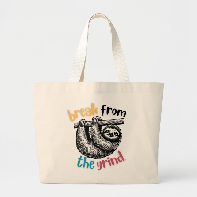 Sloth Tote Bag (Front)