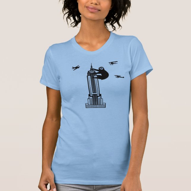 Sloth tower tee (better version now avail) (Front)