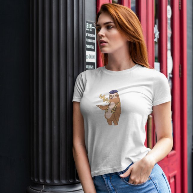 Sloth Traffic Cop T-Shirt (Creator Uploaded)