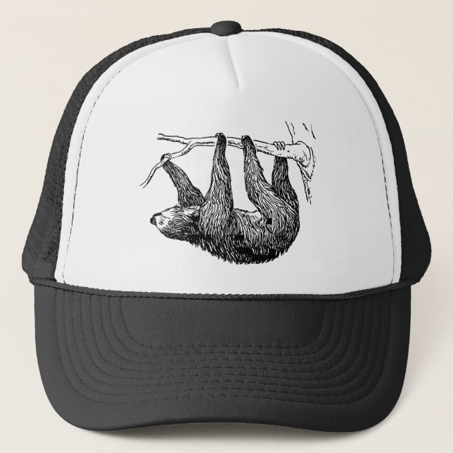 Sloth Trucker Hat (Front)
