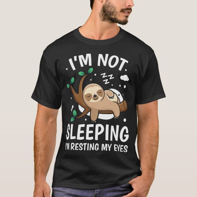 Sloth-TShirt-Vector--File-1116117 T-Shirt (Front)