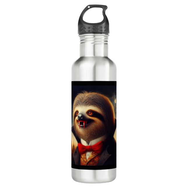 Sloth Vampire 710 Ml Water Bottle (Front)