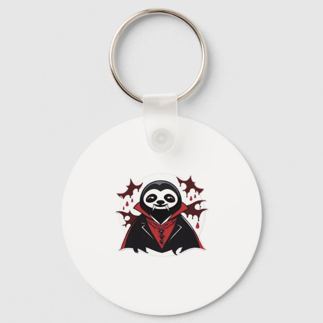 Sloth vampire Classic T-Shirt_1 Keychain (Front)