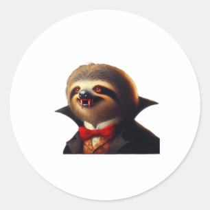 Sloth Vampire Classic T-Shirt Classic Round Sticker