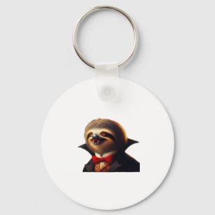 Sloth Vampire Classic T-Shirt Keychain