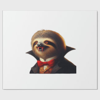 Sloth Vampire Classic T-Shirt Wrapping Paper