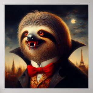 Sloth Vampire Poster