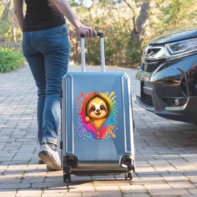 Sloth Wear Sunglasses Hawaiian Vintage (Suitcase Insitu)