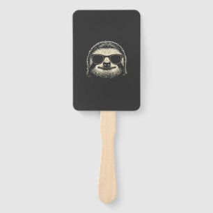 Sloth Wearing Sunglasses Graphic Sloth Shirt Men W Hand Fan