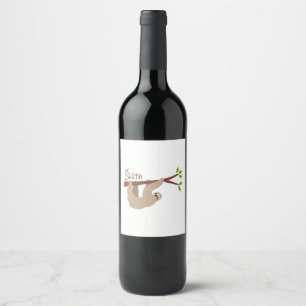 Sloth Wine Label