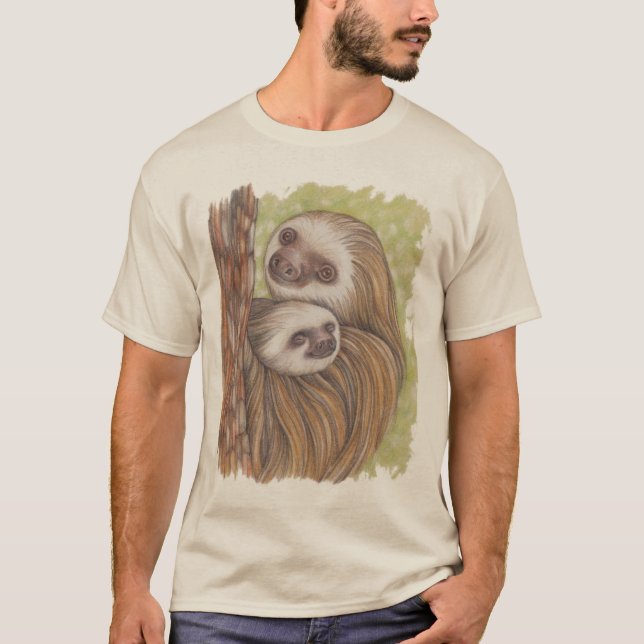 Sloth with Baby T-shirt (Front)