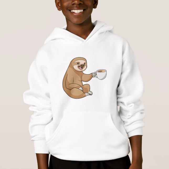 Sloth with Cup of Coffee (Front)