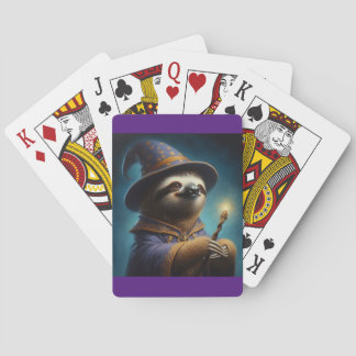 Sloth Wizard Playing Cards