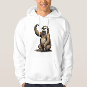 Sloth Woodcut Vintage Wildlife Tee 2