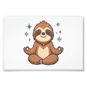 Sloth Yoga Sloth Photo Print