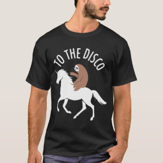 Slotho the Disco Unicorn vintage retro T-Shirt