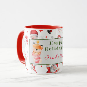 Sloths and Fox Customize Text and Name Mug