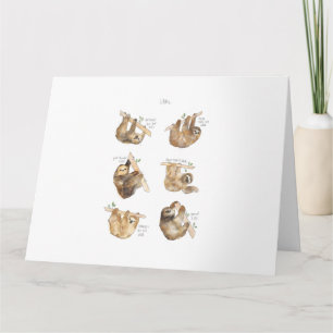 Sloths Classic Card