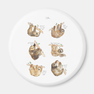 Sloths Classic  Magnet
