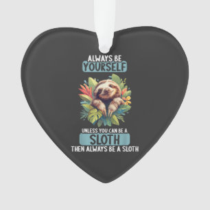 Sloths Sloth T-Shirt Ornament