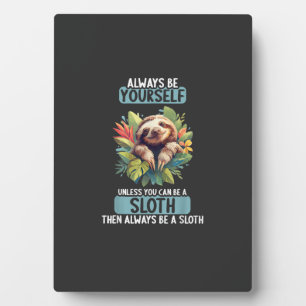 Sloths Sloth T-Shirt Plaque