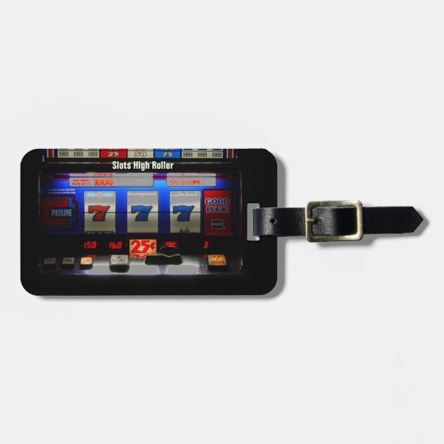 Slots High Roller Luggage Tag (Front Horizontal)