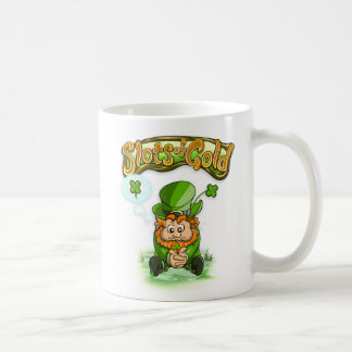 Slots of Gold Four Leaf Clover Mug