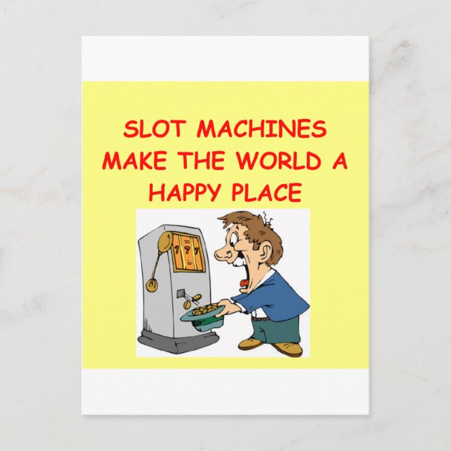 slots player postcard (Front)