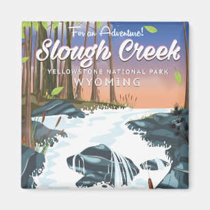 Slough Creek,Yellowstone national park Magnet