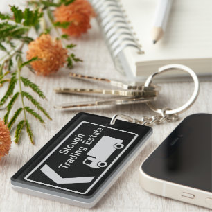 Slough Trading Estate Sign Keychain