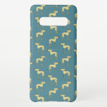 Sloughi Arabian Greyhound Dog Pattern Samsung Galaxy Case<br><div class="desc">A pattern of adorable Sloughi Arabian Greyhound Sighthound dogs.</div>