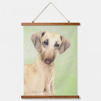 Sloughis Painting - Cute Original Dog Art