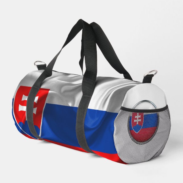 Slovak flag duffle bag (Right Corner)