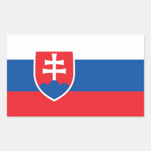 Slovak Flag, Flag of Slovakia Sticker