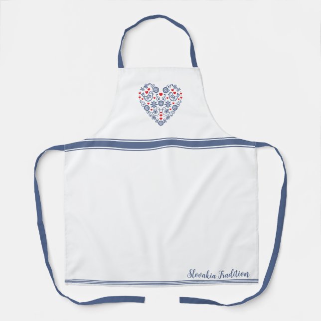 Slovak Folk Pattern Apron (Front)
