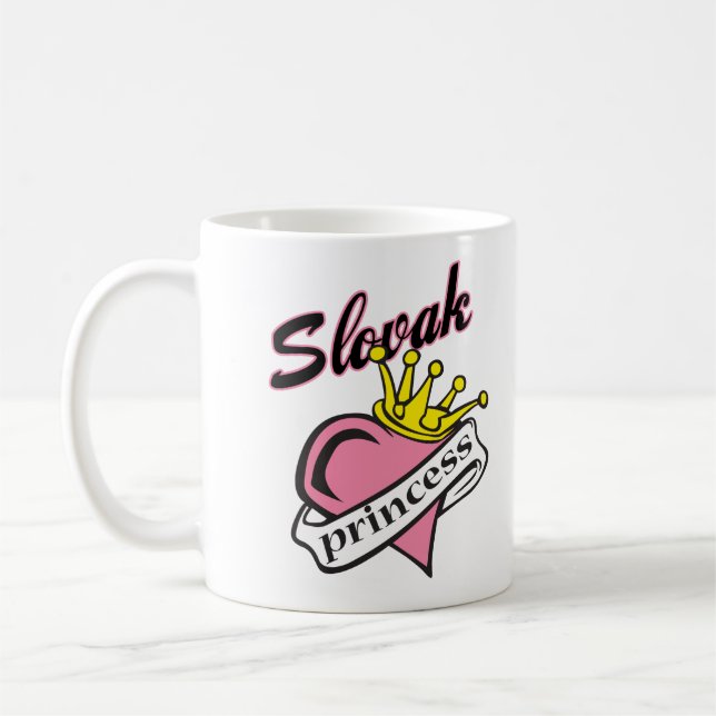 Slovak Princess Coffee Mug (Left)