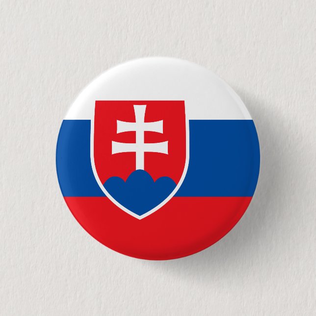 Slovakia 1 Inch Round Button (Front)