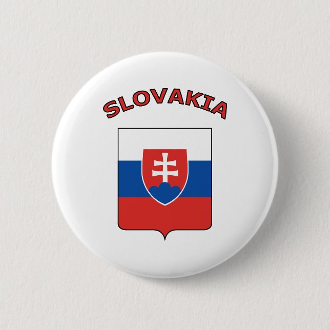 Slovakia 2 Inch Round Button (Front)