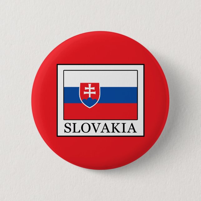 Slovakia 2 Inch Round Button (Front)