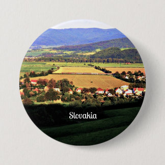 Slovakia 3 Inch Round Button