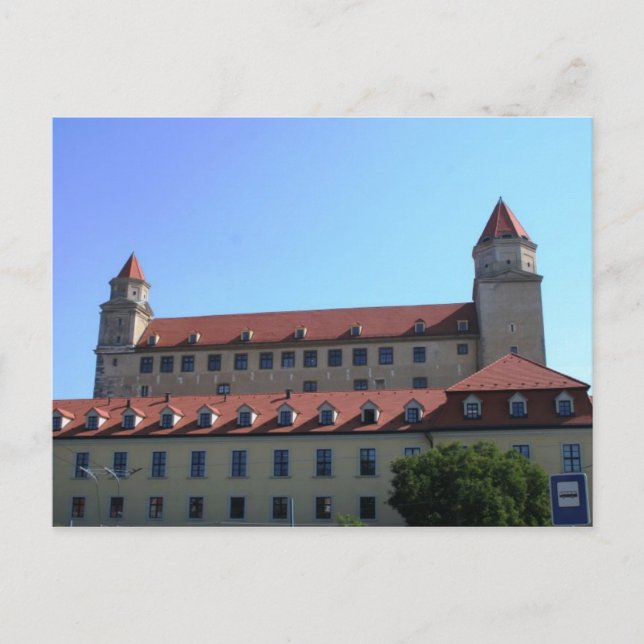 Slovakia - Bratislava - Castle From Below Postcard (Front)