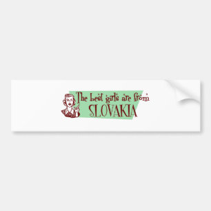 SLOVAKIA BUMPER STICKER