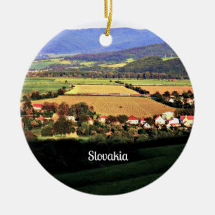 Slovakia Ceramic Ornament